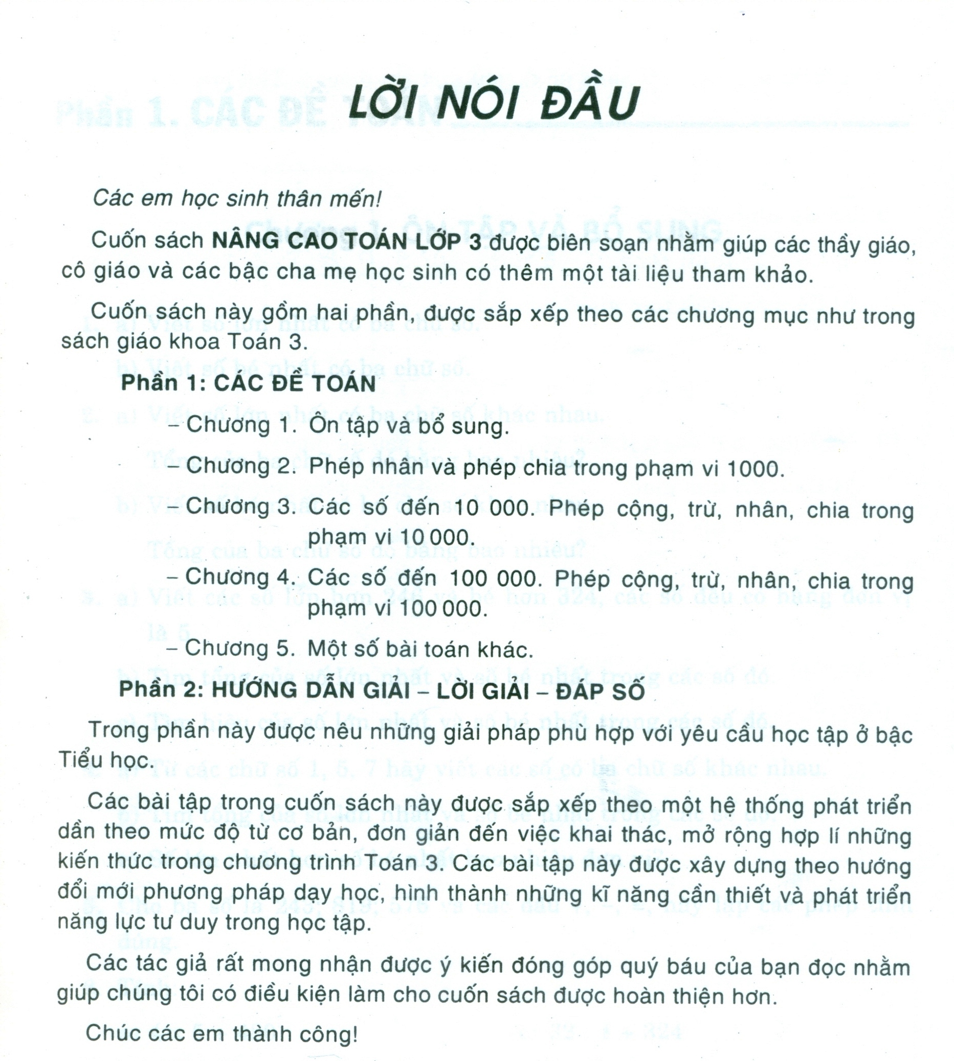 Nâng Cao Toán Lớp 3 Theo Chương Trình Gdpt Mới